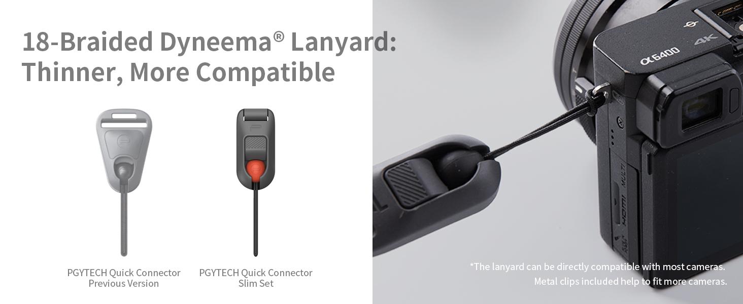 PGYTECH Camera Shoulder Strap Air Upgrade Version Adjustable Quick Release Camera Neck Strap for Mirrorless Camera digital camera Smartphone