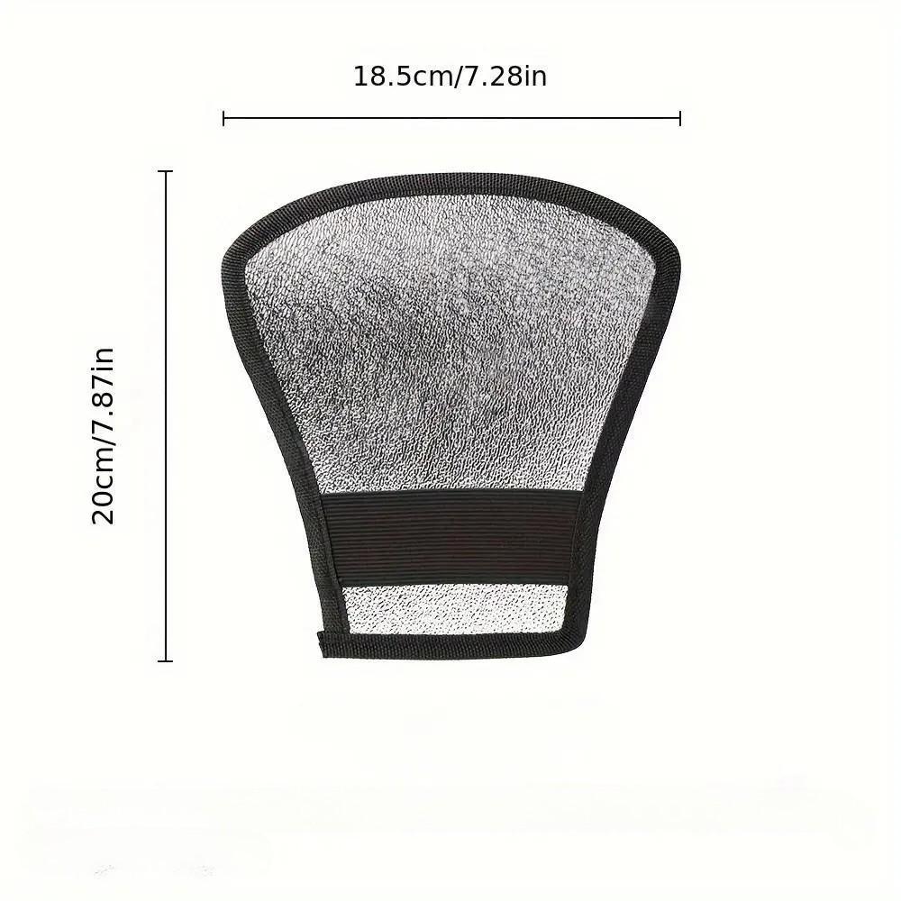 2-In-1 Silver Color & Flash Diffuser Reflector, Elastic Band Bendable, Universal Fit for Standard Camera Flashes, Photography Accessory