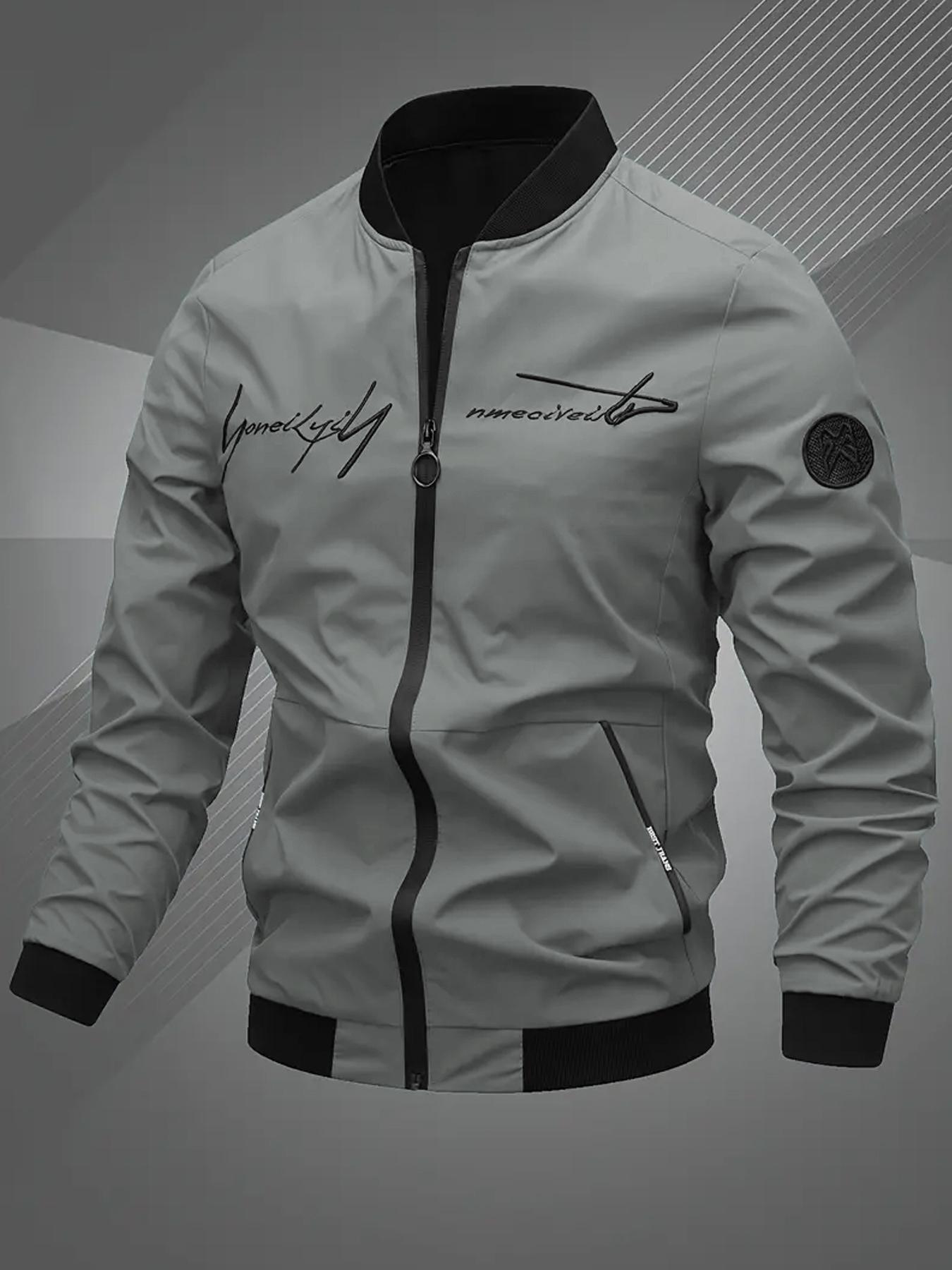 Men's Polyester Fabric Jacket, Durable Material for Long-Term Wear, Ideal for Daily Commuting & Casual