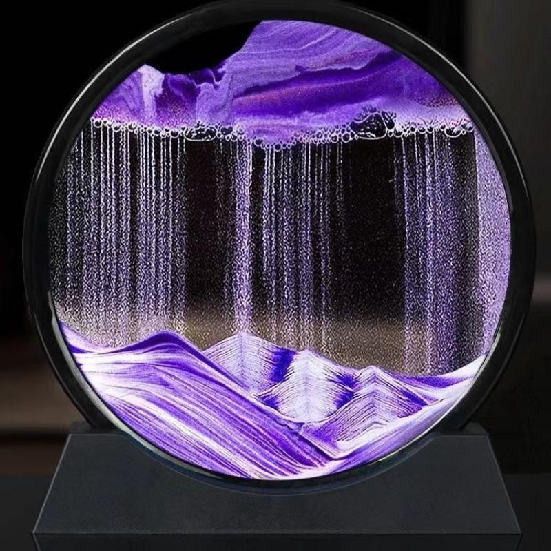 Creative Sand Art Decorative Hourglass, Office Living Room Desktop Bedroom Desk Decoration, Unique Home Ornament, Stylish Tabletop Accent