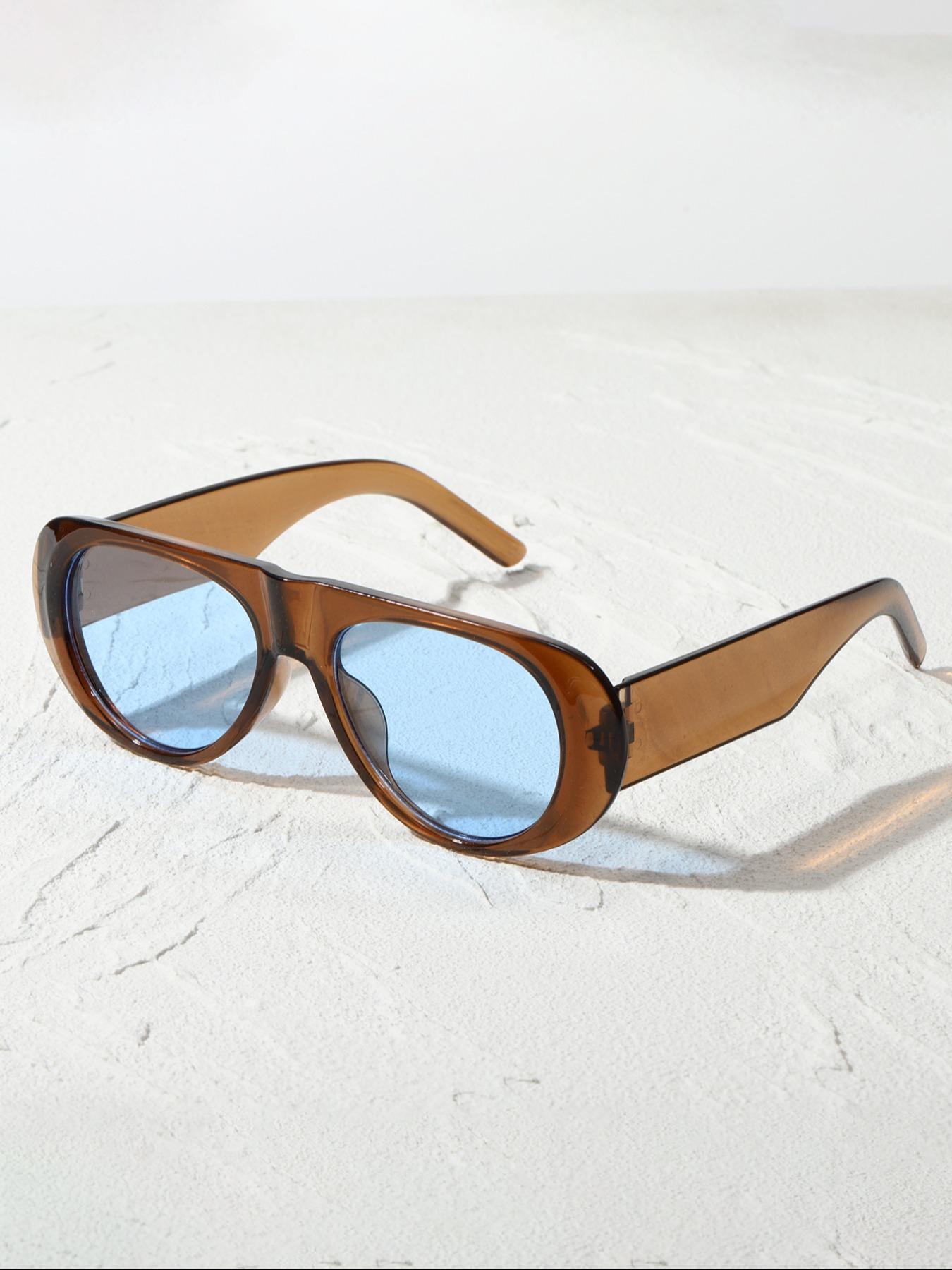 Unisex Vintage Style Sunglasses, Classic Shades, Summer Trendy Casual Sunglasses for Everyday Use, Fashion Sunglasses for Outdoor Activities