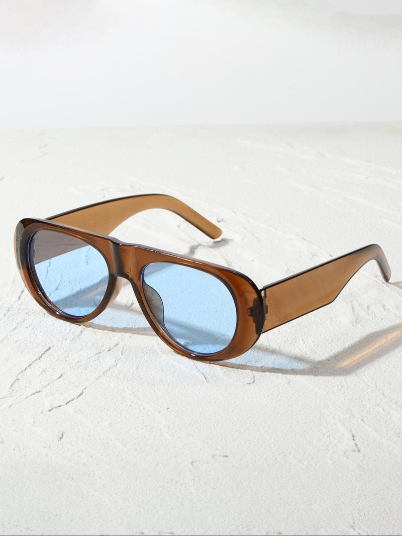 Unisex Vintage Style Sunglasses, Classic Shades, Summer Trendy Casual Sunglasses for Everyday Use, Fashion Sunglasses for Outdoor Activities