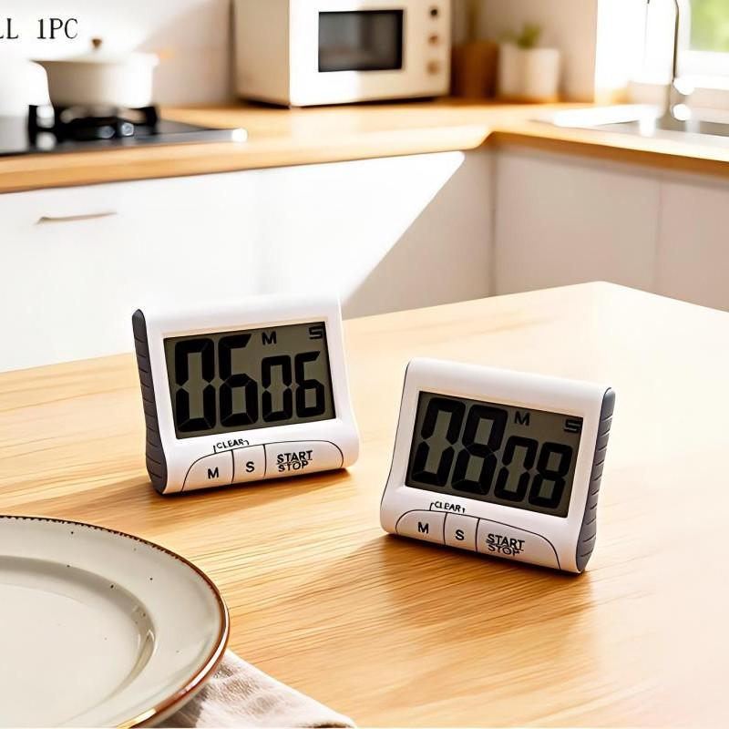 Large Screen Multi-Function Electronic Timer, Magnetic Design, Countdown, Alarm Clock, Stopwatch, Kitchen Baking Timer, Office, Gym, Home Use