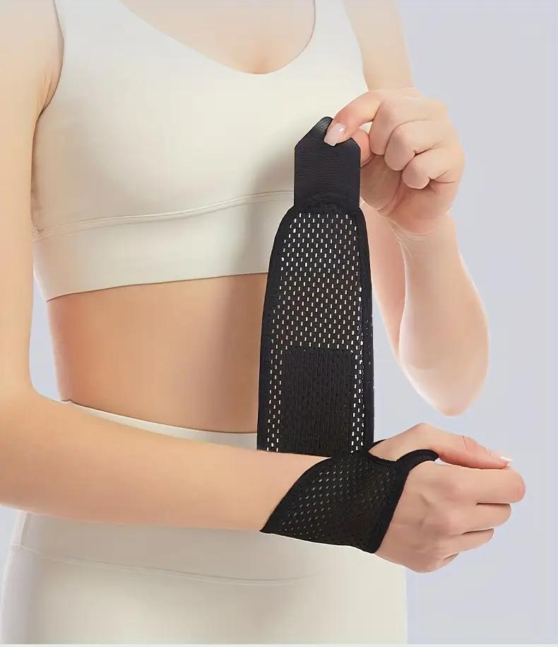 Breathable Wrist Brace (2 Pack) for Relieve Wrist Pain from Carpal Tunnel, Arthritis, Tendonitis, Sprain, TFCC| Adjustable Wrist Wraps Support for Weightlifting, Tennis - Fits All