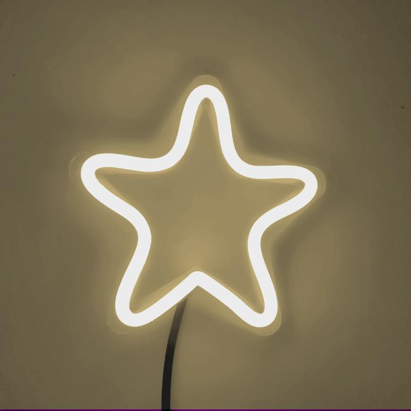 Universal LED Car Window Lights Auto Interior Decoration Atmosphere Lamps Love/Star/Lightning Neon Lights with Remote Control Led Ambient Light