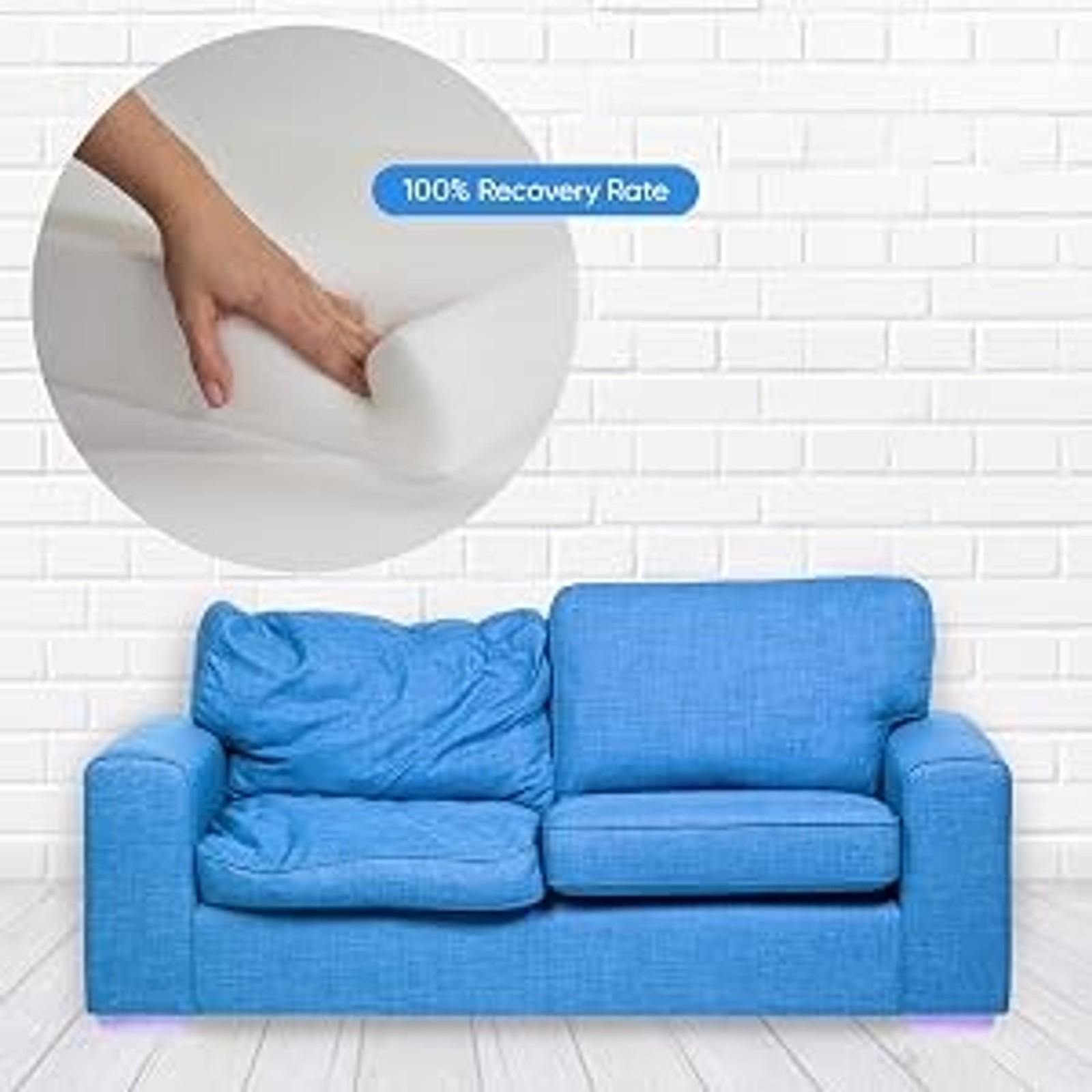 Upholstery High Density 5" Height x 24" Width x 72" Length-Home or Commercial Use Seat Replacement Cushion-Made in USA Foam (FOAM-HD-5x24x72)
