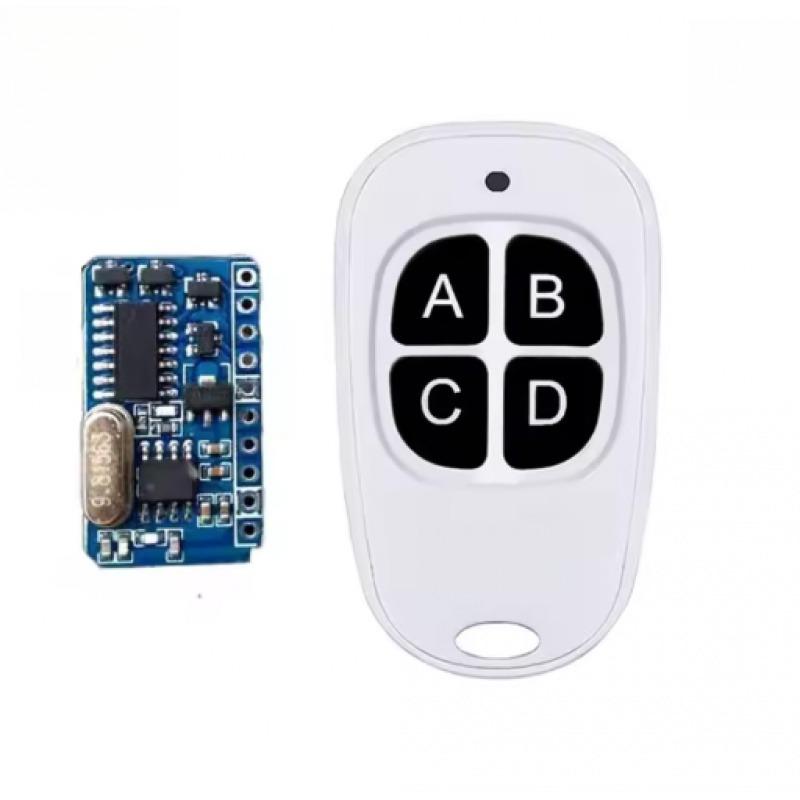 Garage Door Remote Control for Cloning Electric Roll-Up Garage Doors with Wireless Transmitter Fixed Code Security Handle