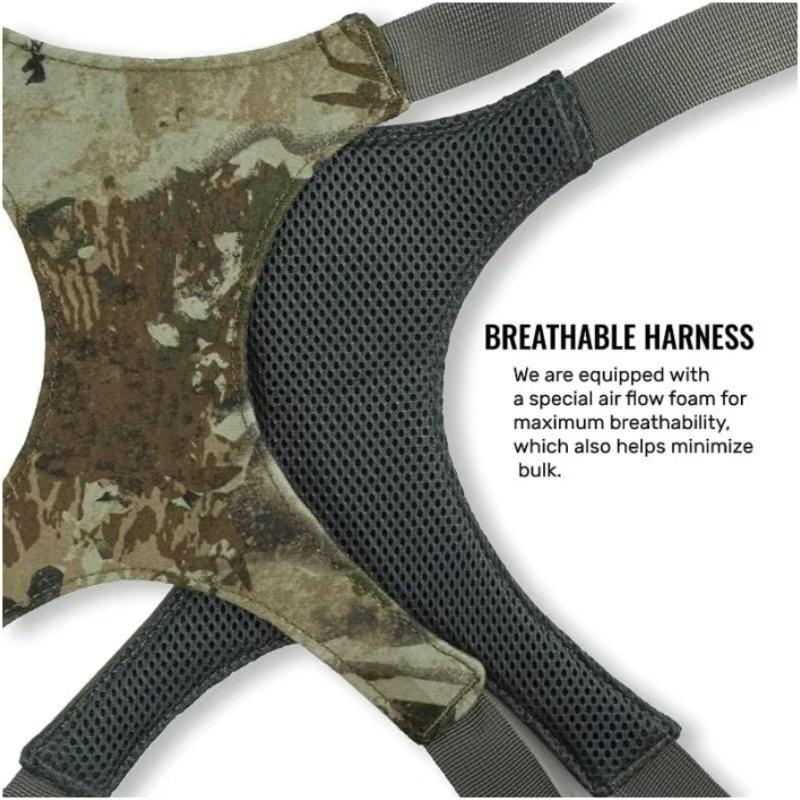 Binocular Harness Chest Pack: Bino Case with Rangefinder Pocket for Hunting Birdwatching and Hiking Outdoor Athletic Bag fishing backpack gym bag