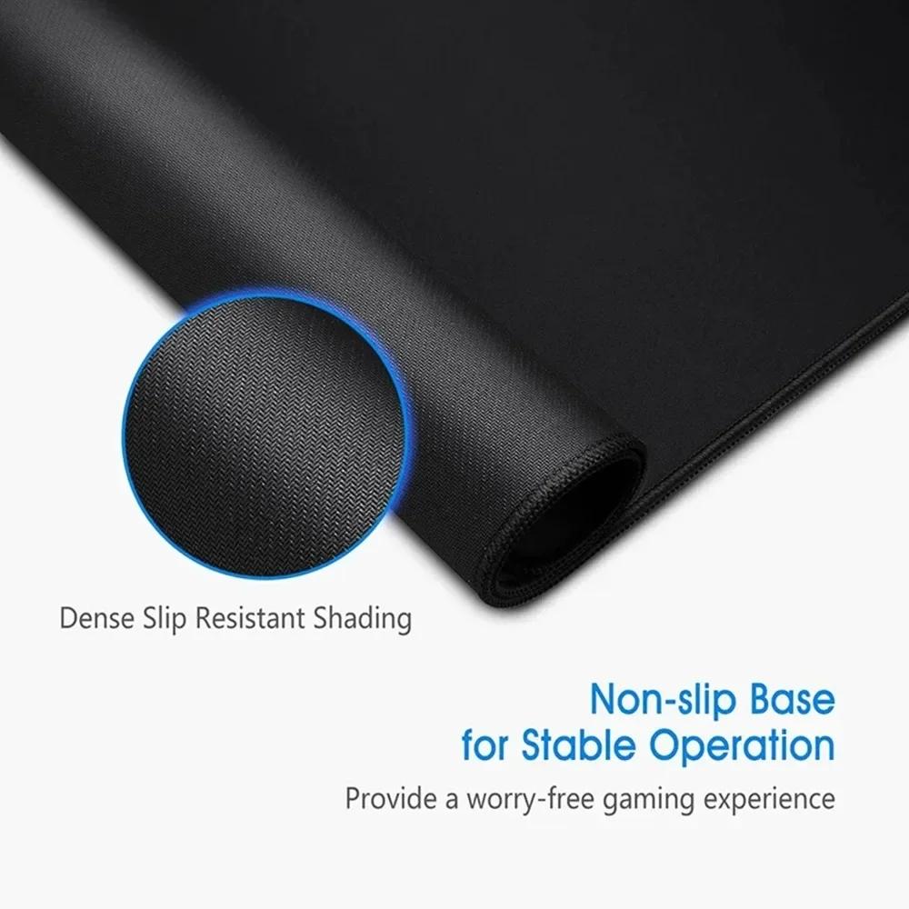 1 Mouse Pad Square rubber mouse pad, locked edge, non-slip, smooth surface. Computer accessory for office & gaming, fits laptop & PC. Available in large 45×40cm and small 22×18cm.