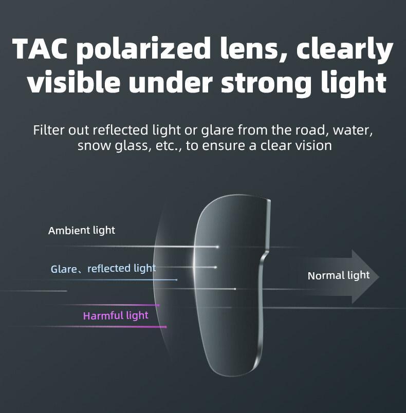 ROCKBROS Bluetooth Sunglasses for Men and Women Cycling Polarized Glasses Lightweight Multifunction Music One-key Control Runing Driving Goggles Sports Accessories