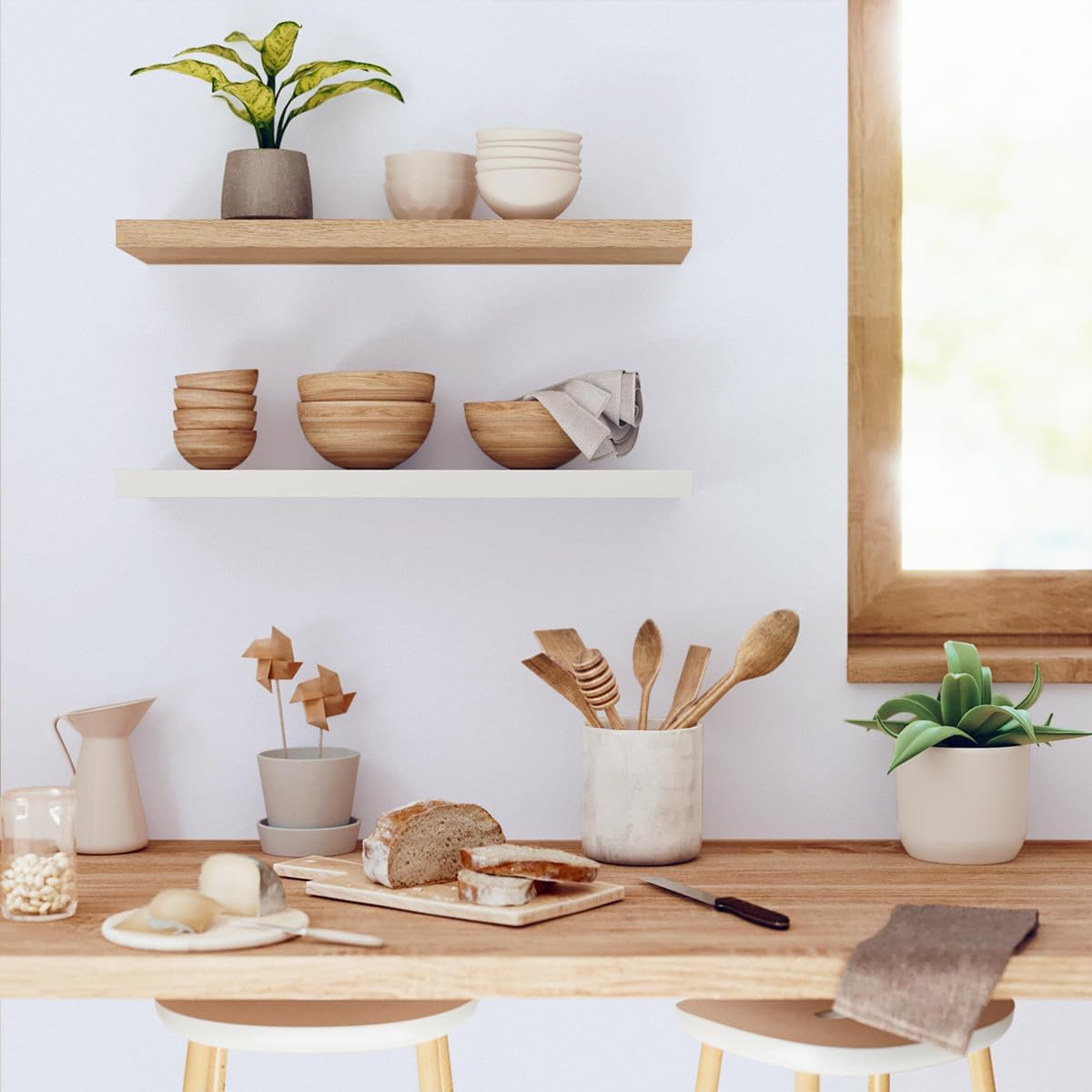 Solid Color Self-adhesive Wallpaper, 1 Count Waterproof & Oil-proof Wall Sticker, Self Adhesive Vinyl, Wall Decor for Home Kitchen Living Room Bedroom, Peel and Stick Wallpaper Designs