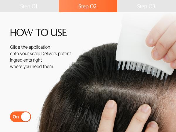 Lilyeve Growturn Hair Growth Serum with Built in Brush for Hair Growth & Thickening
