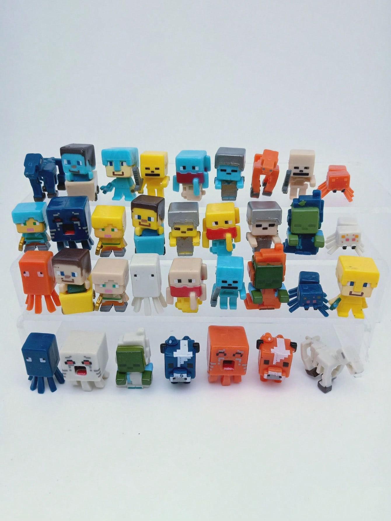 Pixel Block Electronic Game Figurines, Room Decorations, Display Cabinet Ornaments, Birthday Party Gifts, Holiday Presents