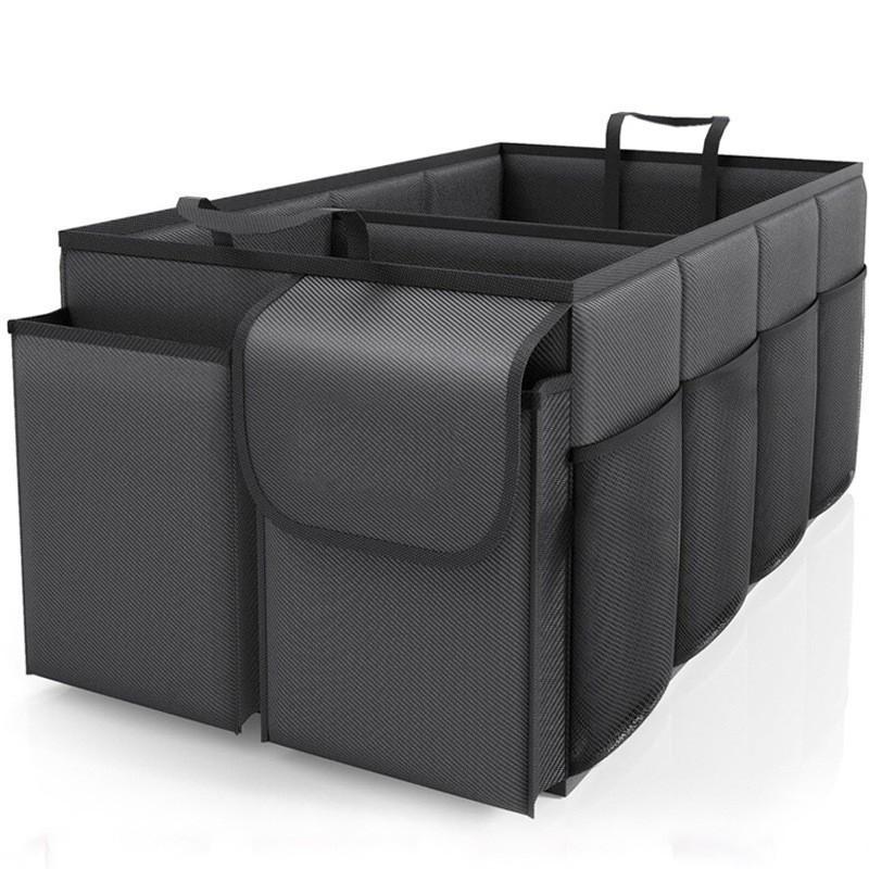 Foldable Car Trunk Organizer, Large Capacity Suv and Sedan Storage, Durable Automotive Organization, Multi-Compartment Tool Box