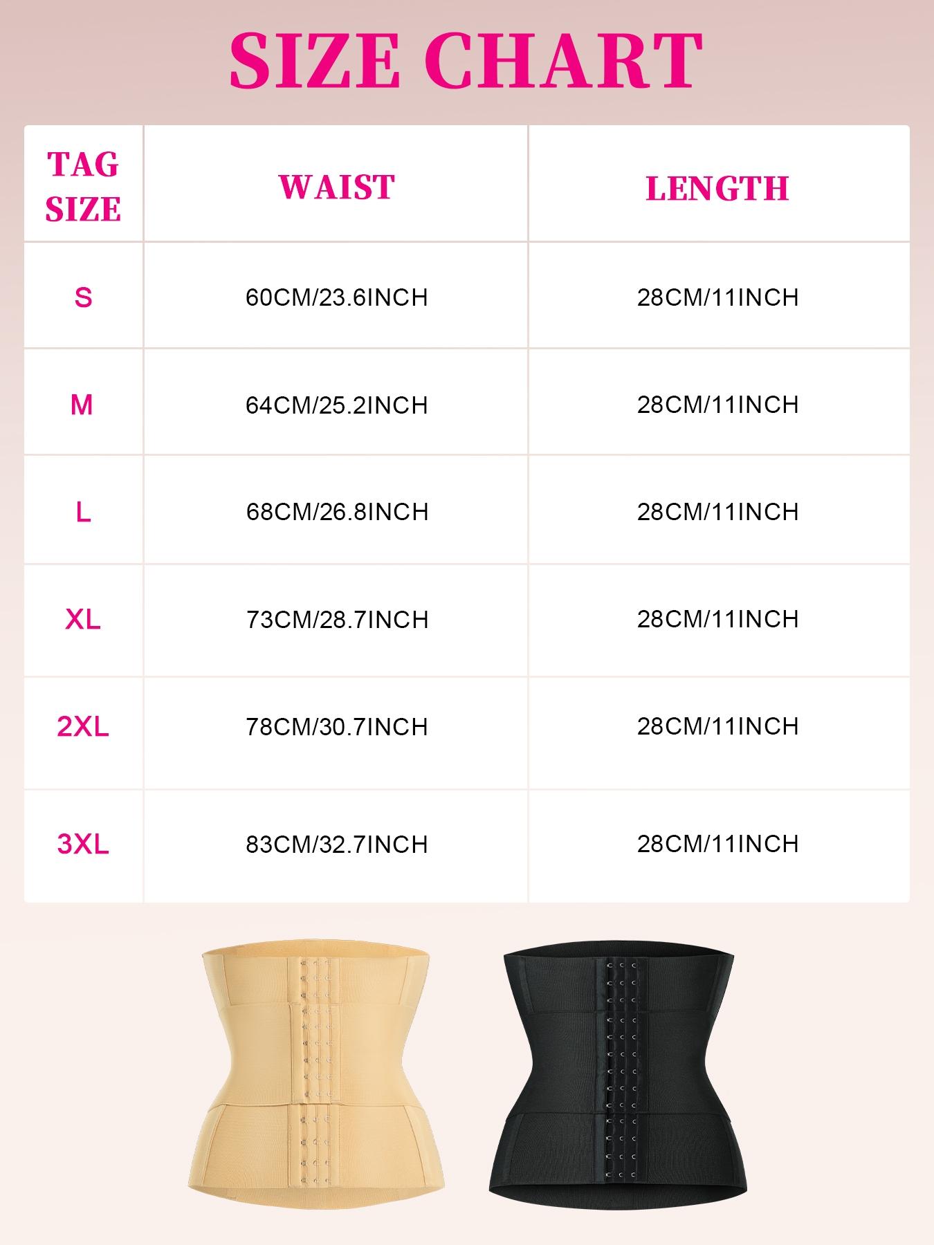 Women's Shapewear Waist Trainer Belt, High Waist Shaping, Adjustable Three-Panel Design, Front Buckle Closure, Slimming & Supportive, Ideal for Daily Wear