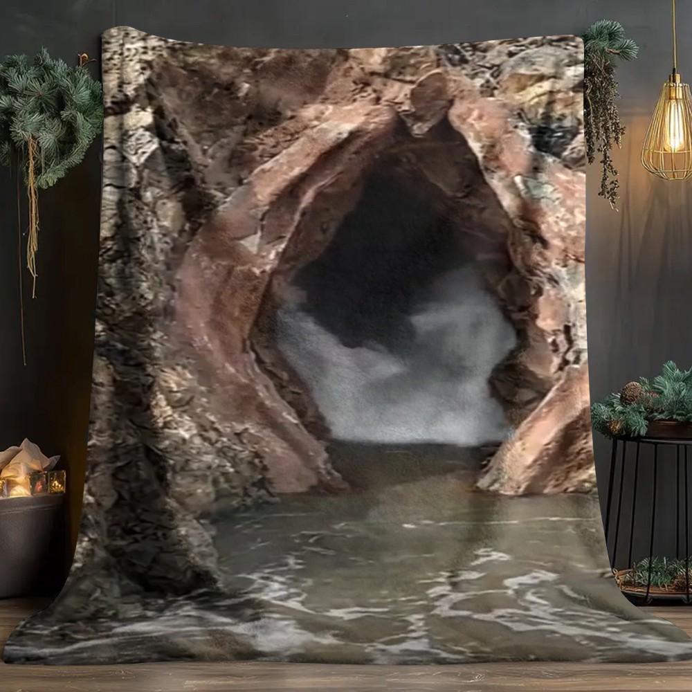 Funny Pattern Print Blanket, Flannel Series Bedding, Dormitory Blanket, Nap Blanket, Car Blanket, Office Blanket, Air Conditioning Blanket