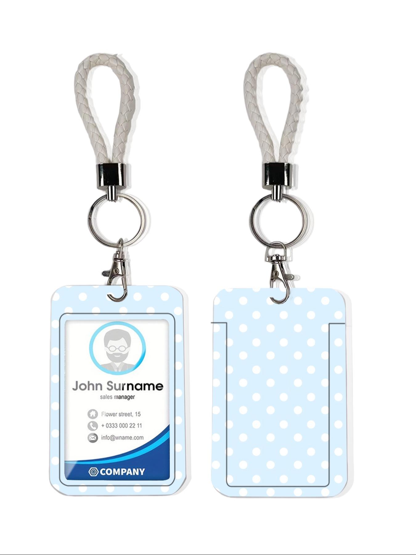 Polka Dot Pattern Bag Charm Keychain Pendant, Compatible with Airline Tags Wallets, Perfect Gift for Bags & Backpacks, Casual Style