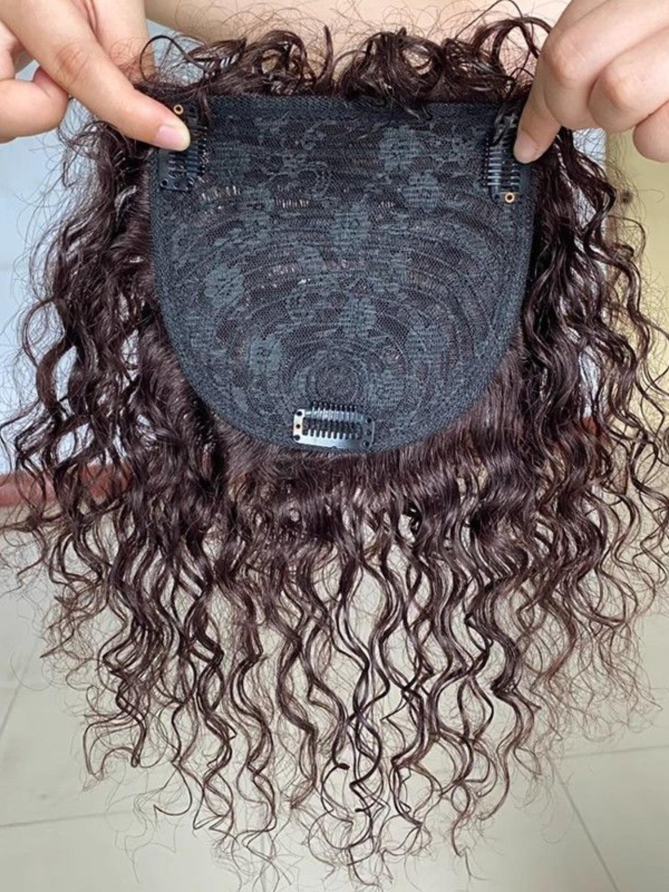 Human Hair Topper Clip Wig for Women, Kinky Curly Wigs  display picture 2