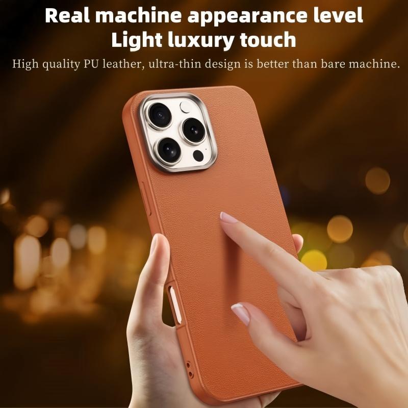 Minimalist Solid Color Phone Case, 1 Count Full Body Shockproof Phone Protective Cover, Phone Accessories Compatible with iPhone 11 12 13 14 15 16 Pro Max, Casing, Protector, Protection