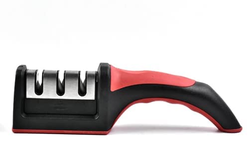 （black）Knife Sharpener - 3 Stage Knife Sharpening Tool