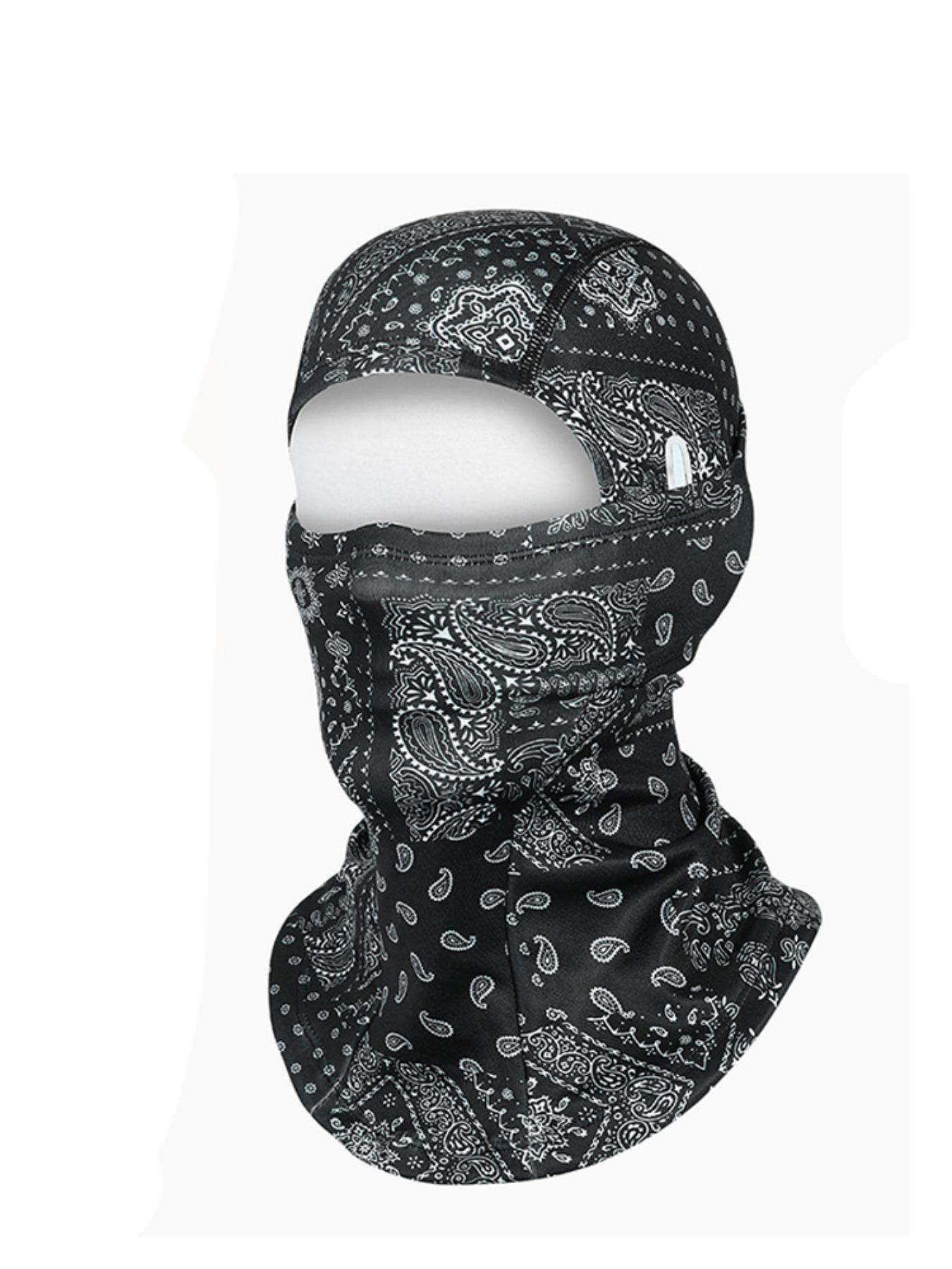 Unisex Winter Warm Face Mask Hoodie, Full-Face Windproof Fleece Ski Hat, Eyeglass Hole Motorcycle Cap, Outdoor Neck Warmer, Thermal Ski Mask, Full Balaclava