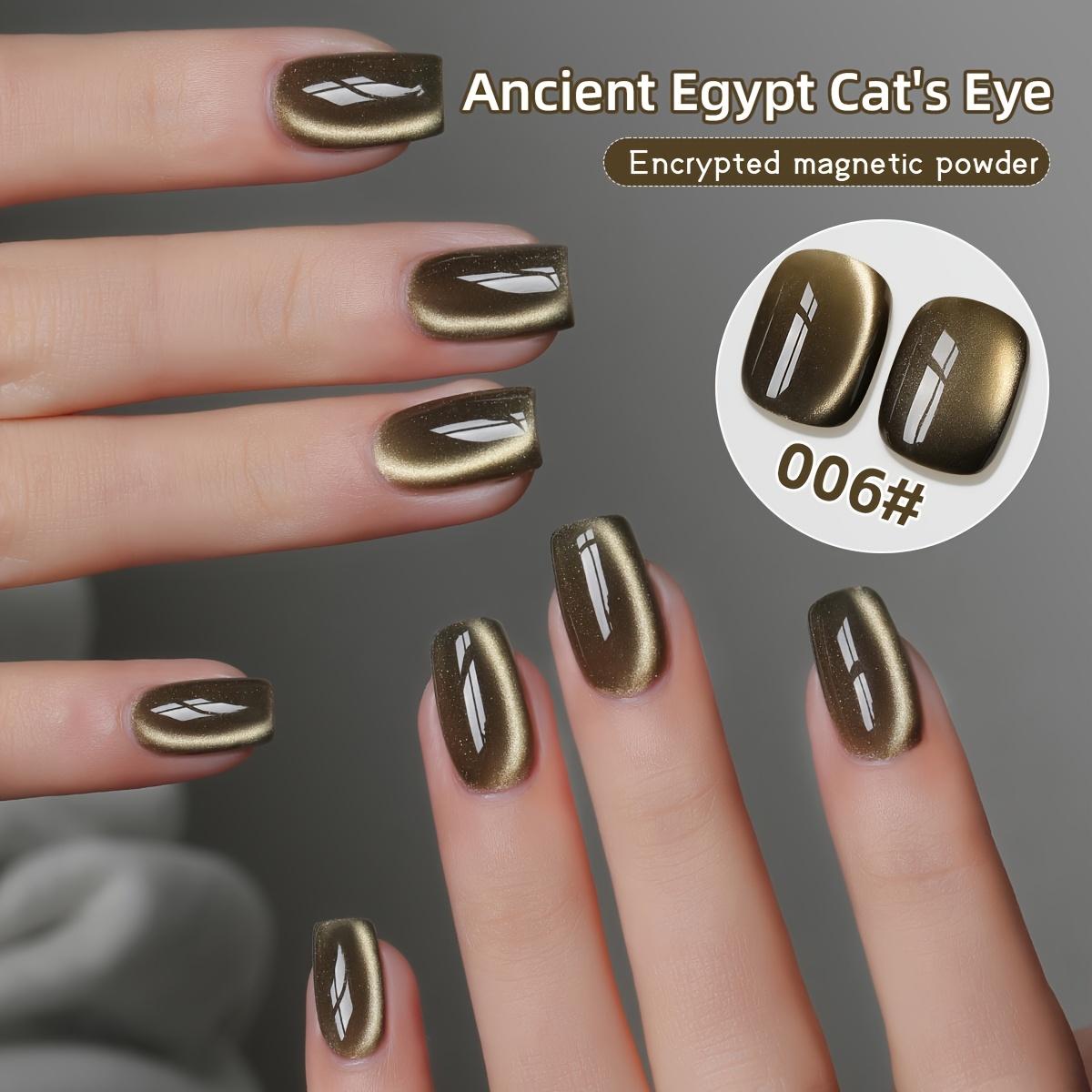 【MORDDA LIVE】6 Colors New Popular Reflective Cat's Eye Magnetic Nail Gel Semi Permanent Nail Art Soaking UV LED Nail Salon DIY Nail Salon Gel Contains Magnets