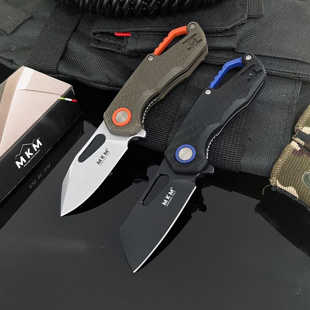 F0332 Mini Folding Knife with 8Cr13Mov Blade and Nylon Fiber Handle—EDC, Survival, Camping, Outdoor Survival Gear, Multi-Purpose Knife; Pocket-Sized Outdoor, Hiking, Rescue Tool Multi Functional Knives, Survival Equipment