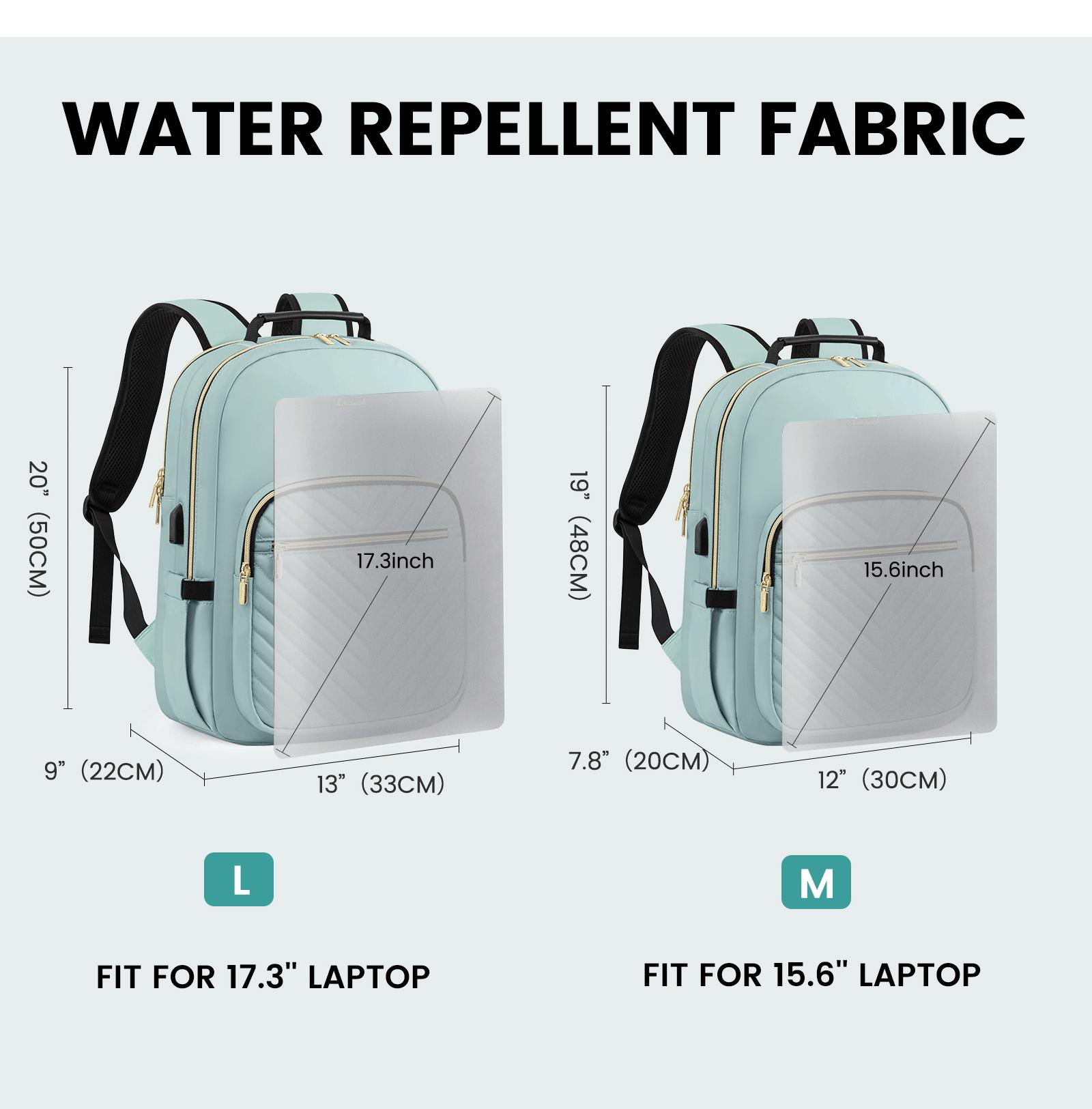 LOVEVOOK Laptop Backpack with USB Port,Quilted Casual Work Bags for Women with Laptop Compartment, Daypack College Business Teacher Computer Bag Travel Bags Laptop bag Carry on Backpack
