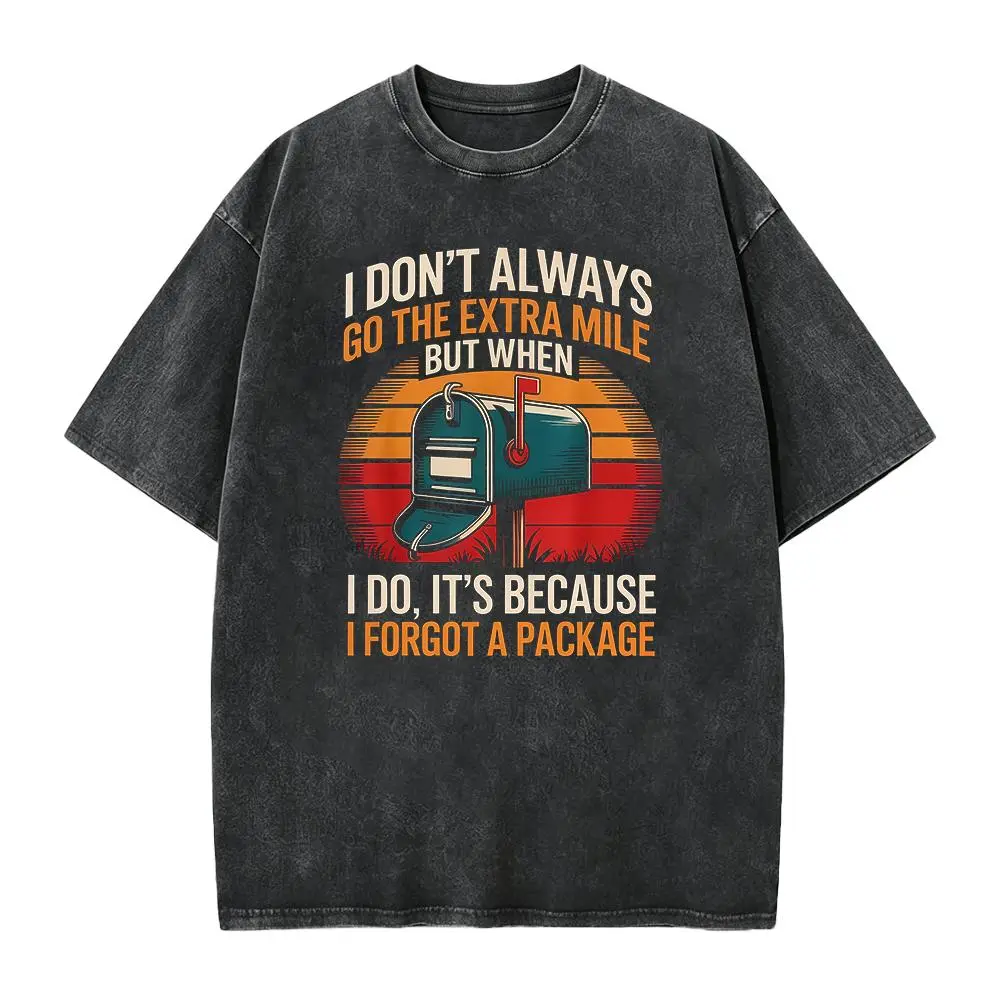 Unisex Pure Cotton Postal Worker T-Shirt - Vintage Post Office Uniform Prints, Lightweight Breathable, Machine Washable, All Season Mail Carrier Gift, Casual, Top