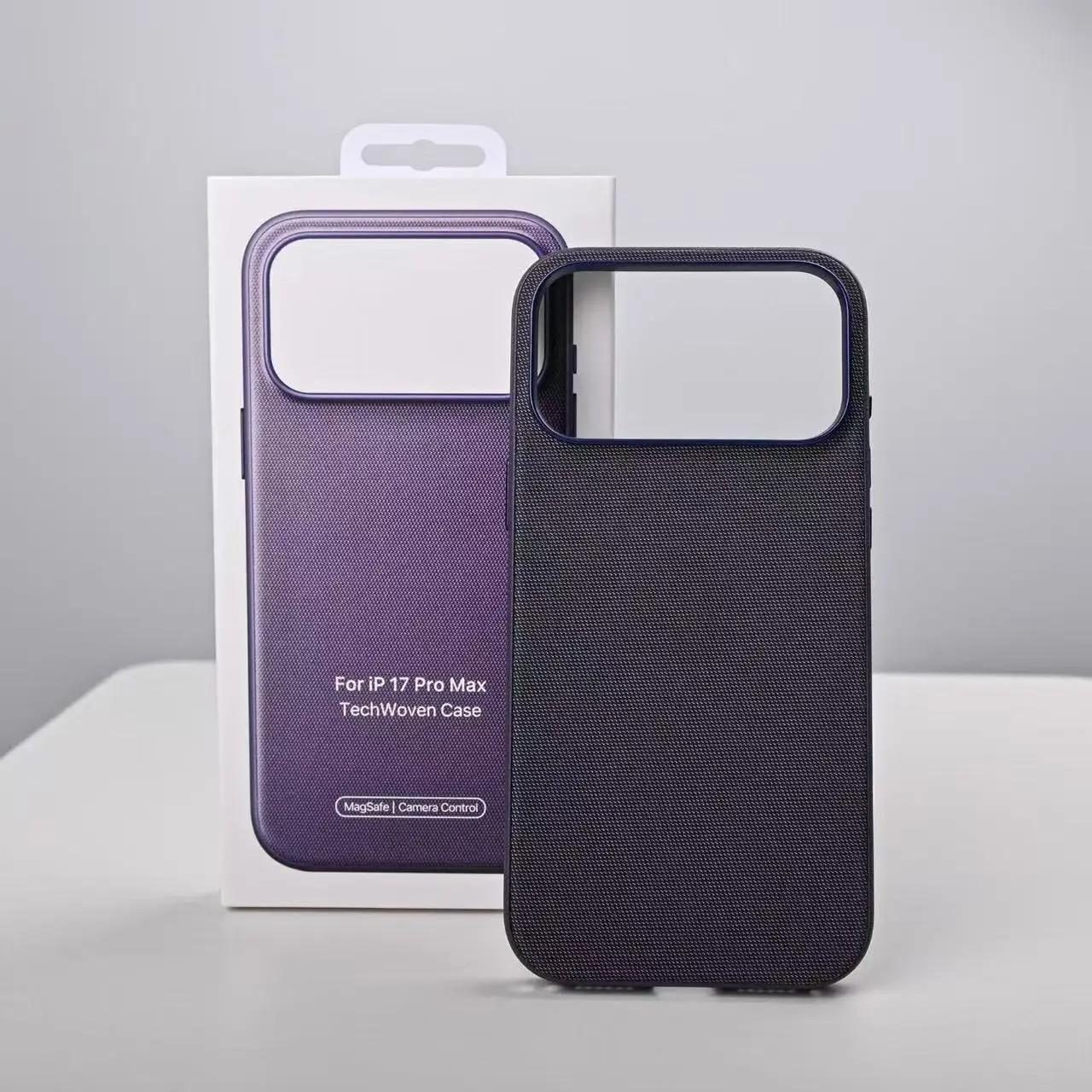 iPhone 17 Pro Max Techwoven Case, High-Quality Magsafe Wireless Charging Compatible, Protective Phone Cover for 17 Pro Max