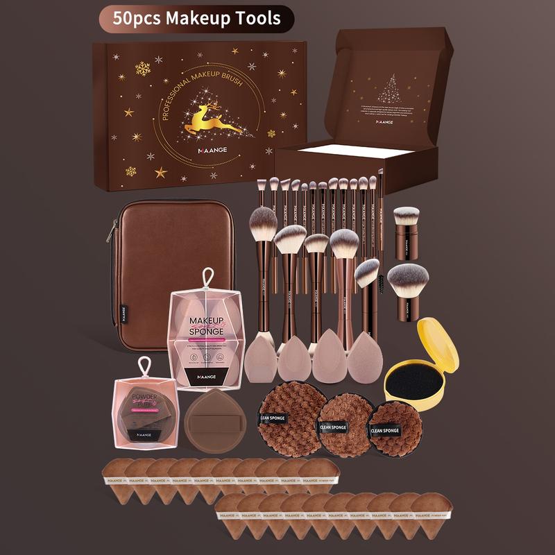 MAANGE Multifunctional Soft Makeup Brush Set, Professional Grade for Powder, Liquid and Cream Cosmetics, Essential Makeup Tools for Women #TOP PICKS MAANGE Multifunctional Soft Makeup Brush Set, Professional Grade for Powder, Liquid and Cream Cosmetics, Essential Makeup Tools for Women #TOP PICKS