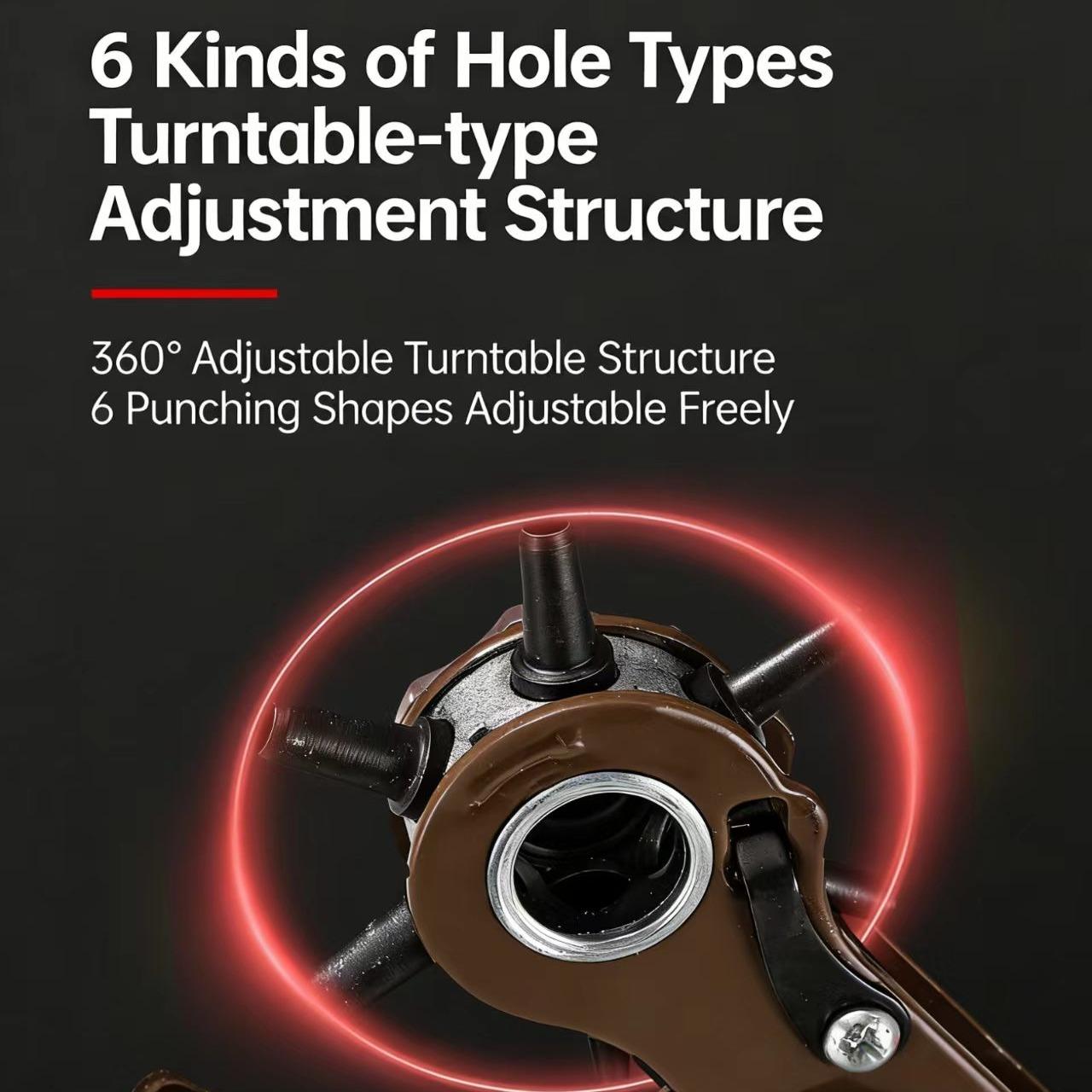 Durable Hole Puncher A008, Practical 9 Inch Hole Punch Pliers, Wholesale Thickened Hole Punch Tool, Industrial Grade