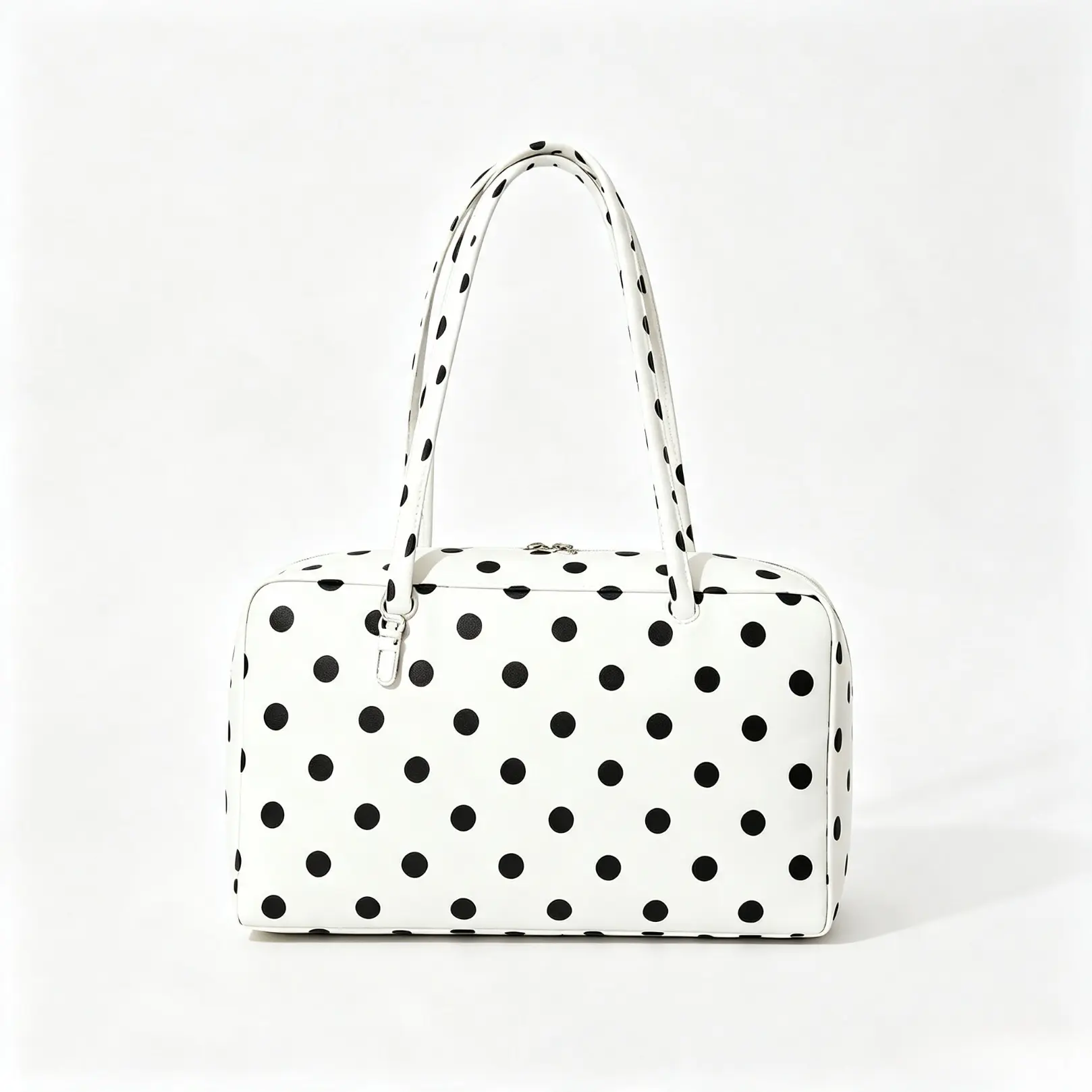 Handbag with Key Ring, Cute Nylon Shoulder Bag for Outdoor Travel and Daily Shopping, Small Size, Casual Style for All Seasons