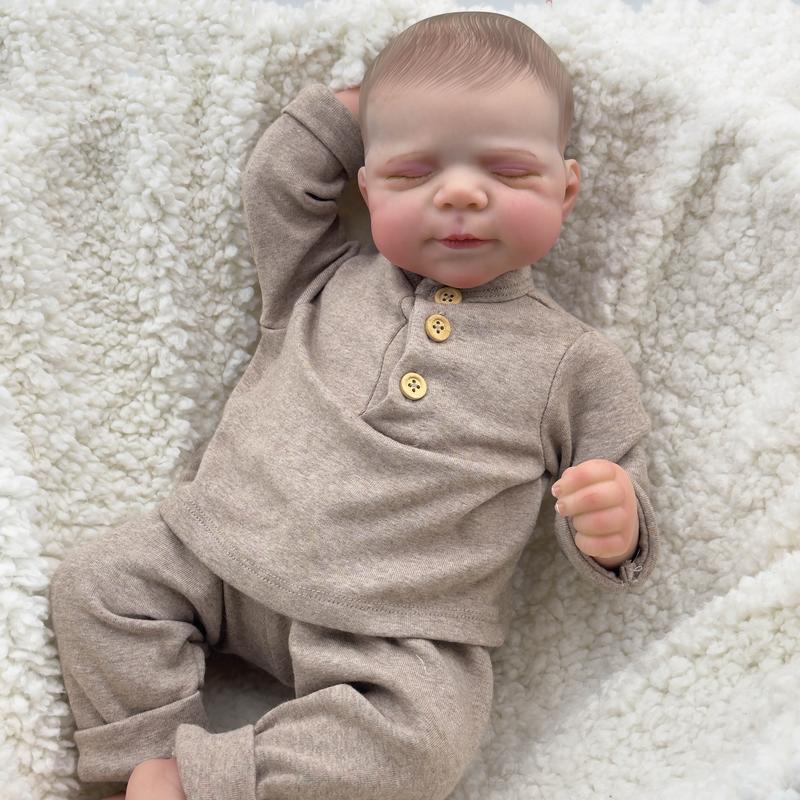 Lifelike Reborn Baby Dolls Boy Pascale- 18 Inches Real Anatomically Correct Baby Doll Poseable Full Body Vinyl That Look Real Soft Babies