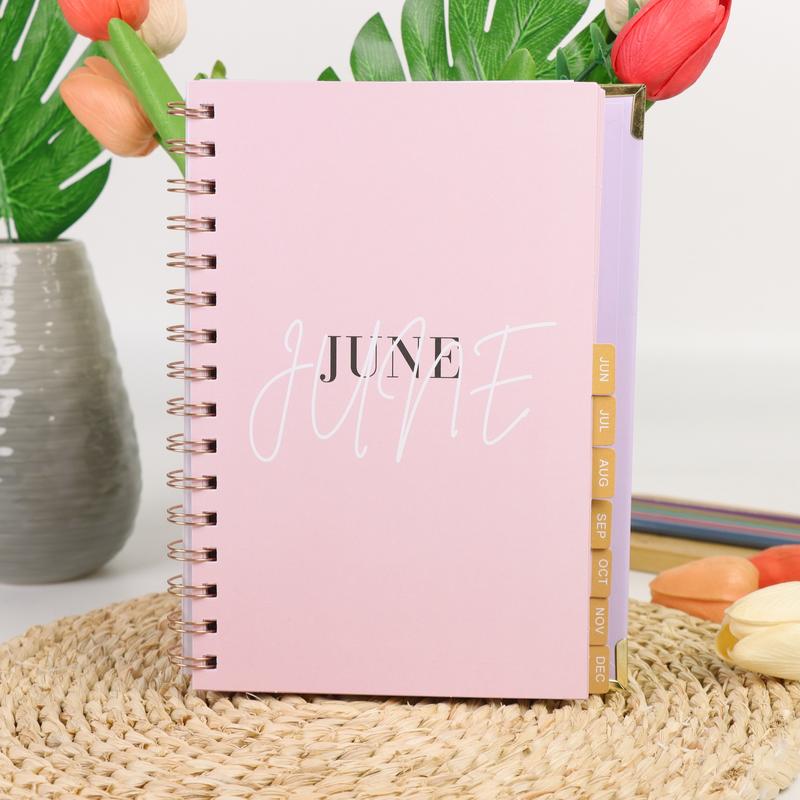 2026 Soft Lavender All-in-One Planner: Elegant Spiral-Bound Organizer with Luxe Gold Accents – Complete with Yearly Overviews, Monthly Spreads, Weekly Breakdowns & Daily Pages to Keep Your Life Organized in Understated Style