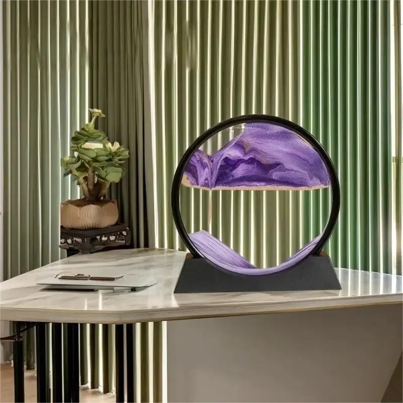 Creative Sand Art Decorative Hourglass, Office Living Room Desktop Bedroom Desk Decoration, Unique Home Ornament, Stylish Tabletop Accent