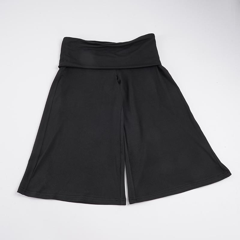 Women's Street Style Casual Solid Color Ruched Mid-Length Shorts, Elastic Waist Capri Pants, Loose-Fitting Below the Knee, Summer New Arrival, Casual Fashionable Shorts, Capris Shorts, Elastic Waistband Shorts