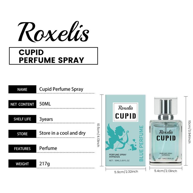 Roxelis Cupid's Blue Elixir Cologne – Spiced Citrus & Amber Euphoria 50ml pheromone-infused cologne
