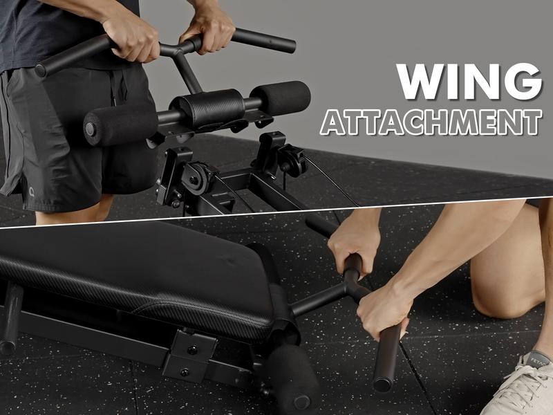 Total Home Gym with Detachable Footplate,Swing Attachment and Weight Holder,Versatile Total Body Training Machine for Home Gym Workout Total Home Gym with Detachable Footplate,Swing Attachment and Weight Holder,Versatile Total Body Training Machine for Home Gym Workout