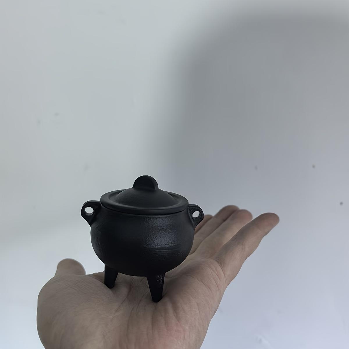 Small Cast Iron Sage Burner, Iron Art Incense Holder, Yoga Meditation Aromatherapy, Halloween Christmas Decor, Home Office Decoration