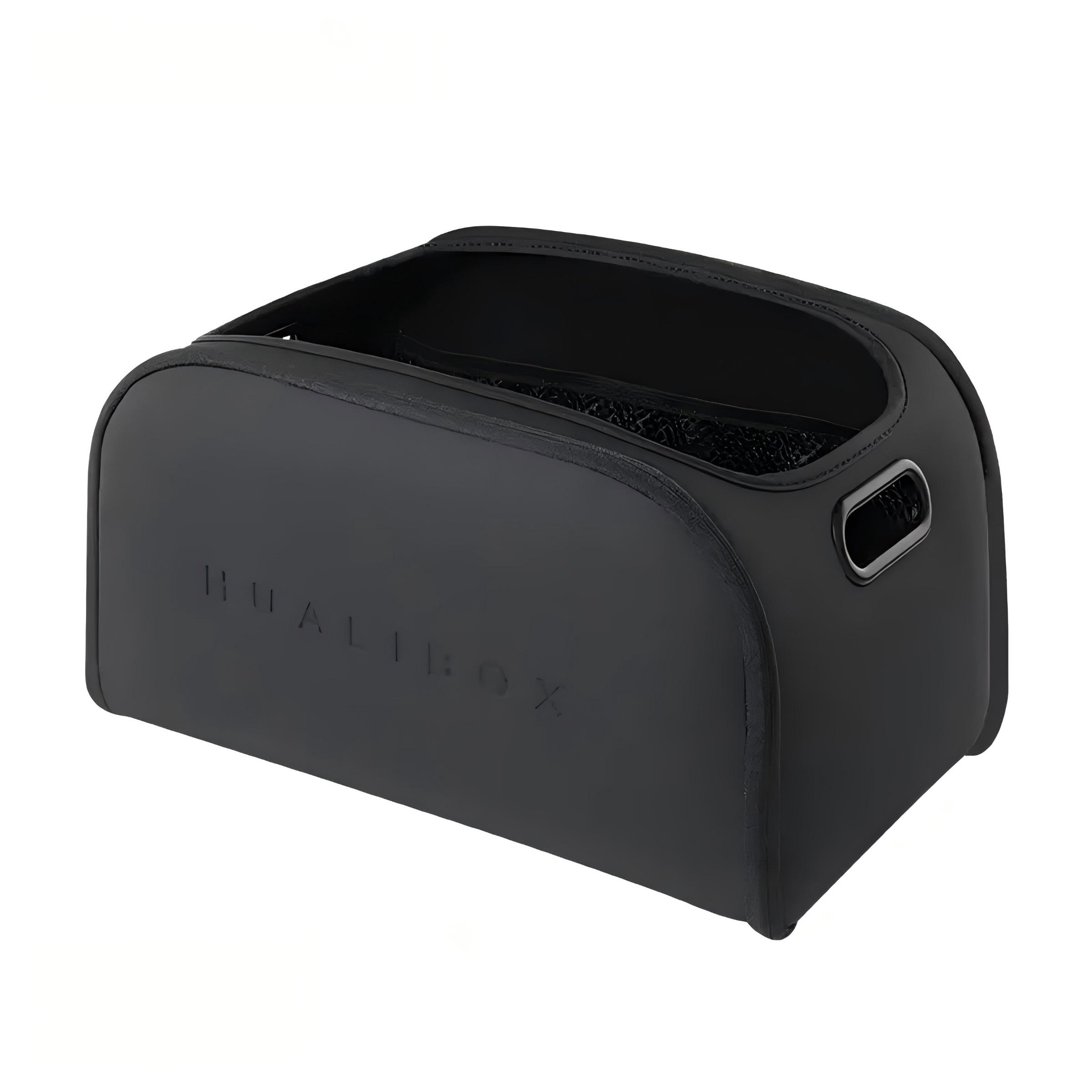 Luxury Leather Car Storage Box, Front Passenger Large Opening, Trunk Large Capacity Organizer, Multi-Functional Car Storage, Fits Various Models