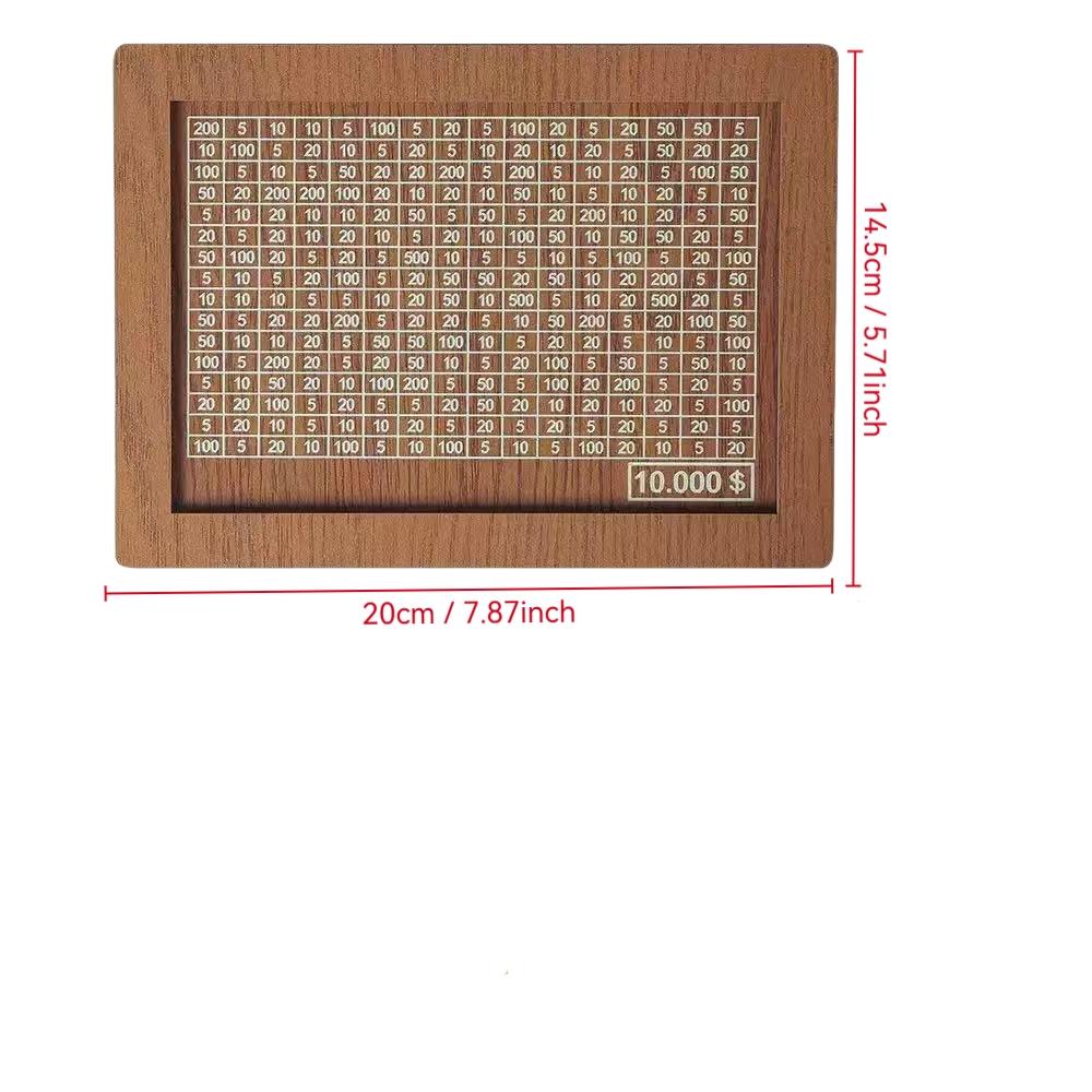 Creative DIY Money Saving Piggy Bank, Reusable Money Saving Box with Marker Pen, Home Ornament, Home Decor Accessory, Ideal for Home, Office, Dormitory & School #GLOBAL PICKS