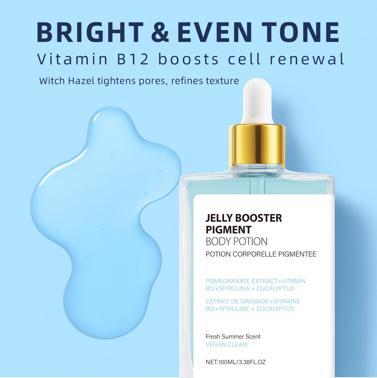 Jelly Booster Pigment Treatment Body Potion Scar Treatment - Fast Absorbing Acne Scar for Face And Body - Scar Removal Ointment - Lightweight Scar Serum for Everyday Use - 100ml