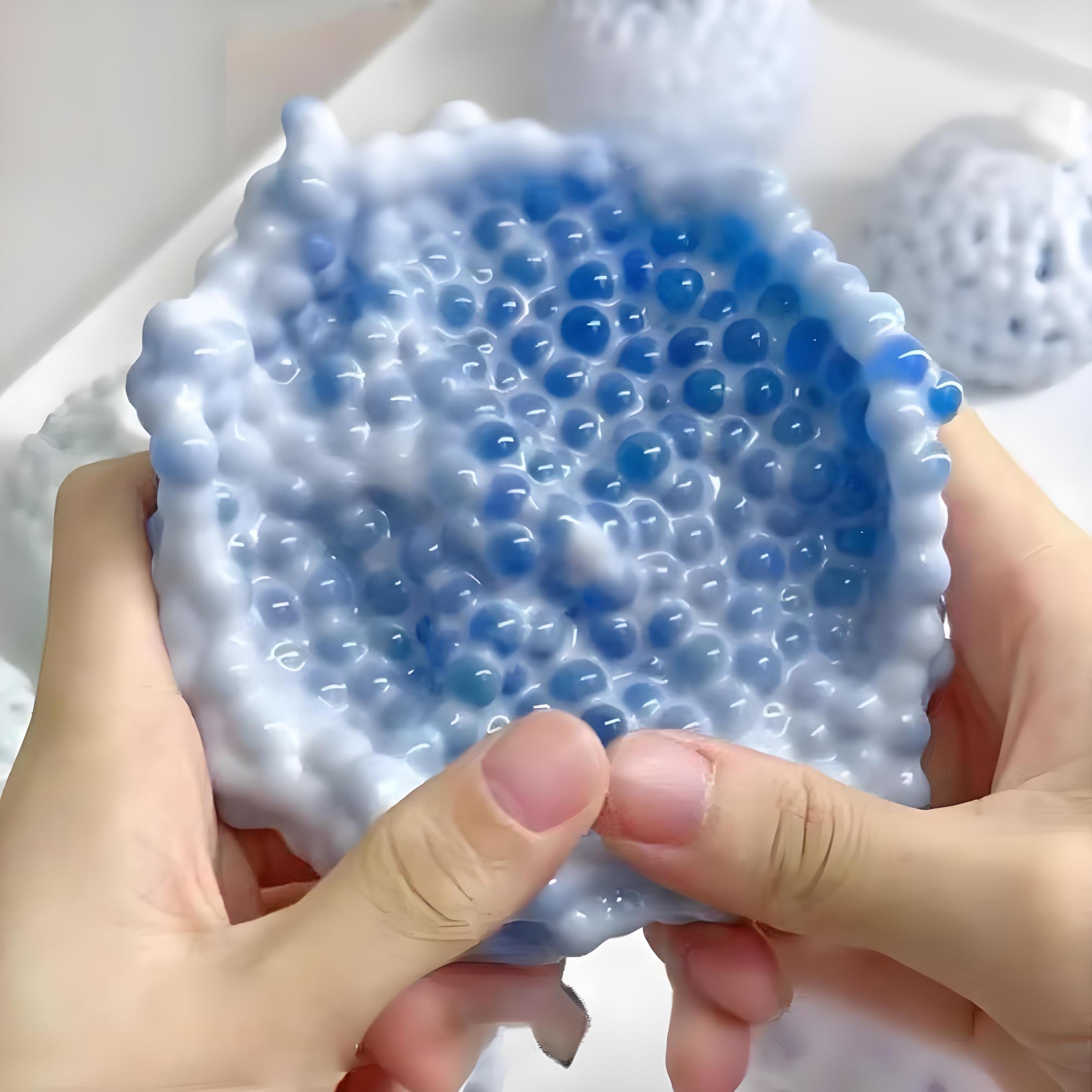 Crunchy Bead Stress Ball Squishies –– Satisfying Sensory Fidget for Stress Relief & Relaxation |   Perfect ASMR Toy for People |   A Thoughtful DIY Christmas Gift