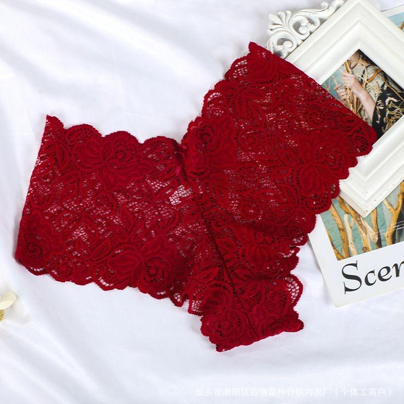 Assorted Lace G-String Thongs 18-piece Women's Lace Briefs - Low-waist, soft and breathable panties, seamless and comfortable briefs,  solid color shorts, suitable  all seasons,   Fit Womenswear underwear period underwear   women skin-friendly