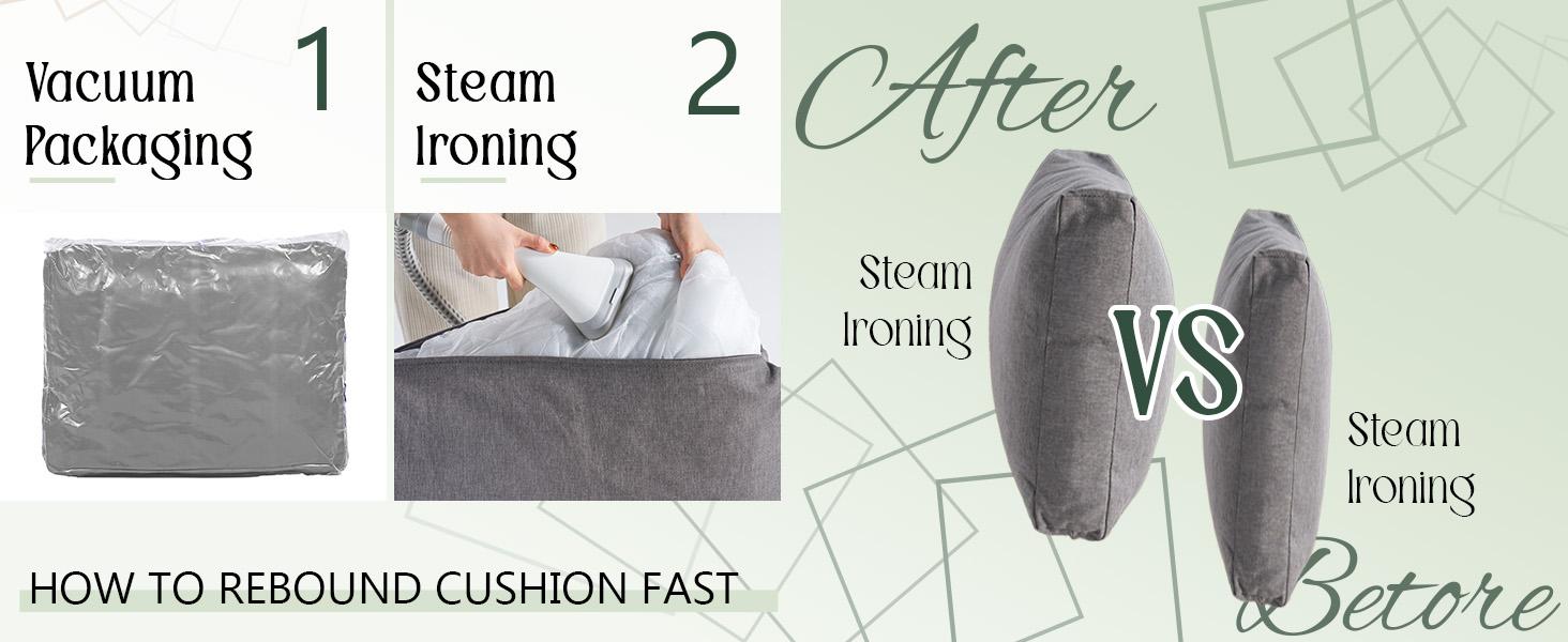 [Spring Sale] VanAcc 5 Piece Outdoor Patio Furniture Sets, All Weather Wicker Conversation Set, Rattan Sofa Chair with Washable Cushions & 2 Coffee Tables for Garden, Poolside, Backyard, Brown+Grey