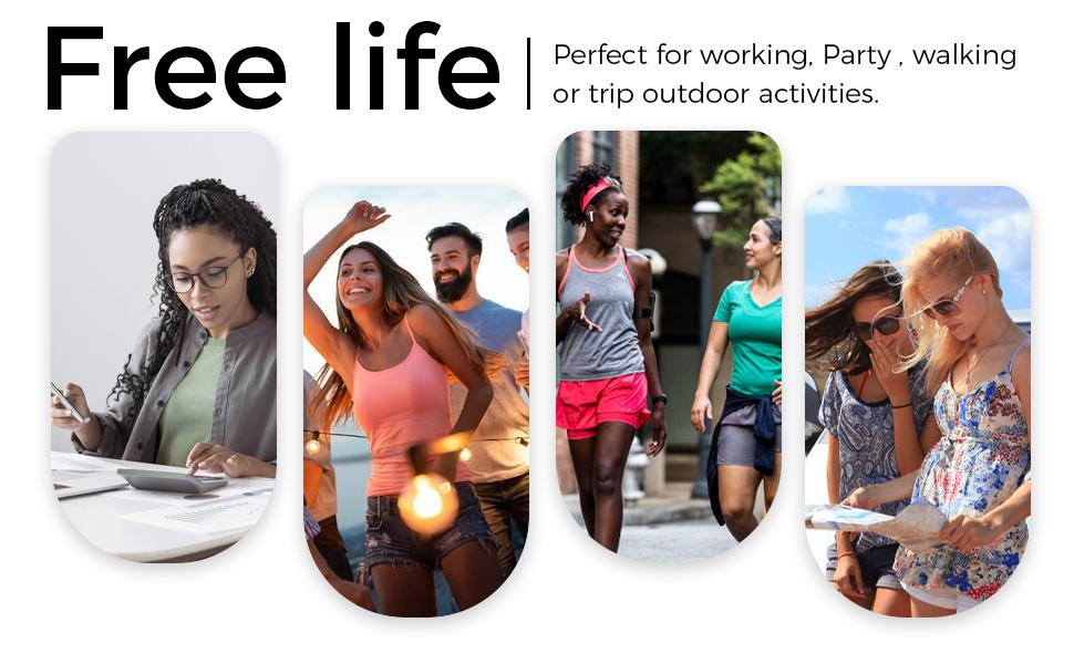 LUCKY STEP Women's Rhinestone Mesh Slip On Walking Shoes Fashion Breathable Sparkle Glitter Sneaker with Memory Foam Insole & Chunky Transparent Outsole