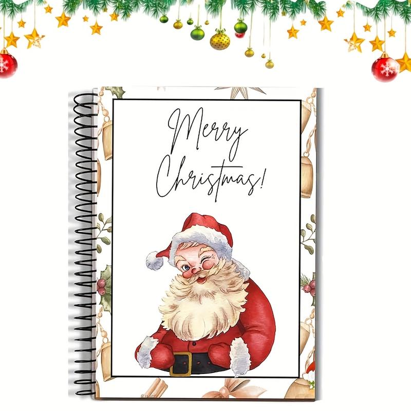 DIY Spiral Bound Christmas Gift Card Album Book, Surprise Page, Student Survival Graduation Card Holder, Teacher Classmate Santa Gift Planner, Paper Gifts