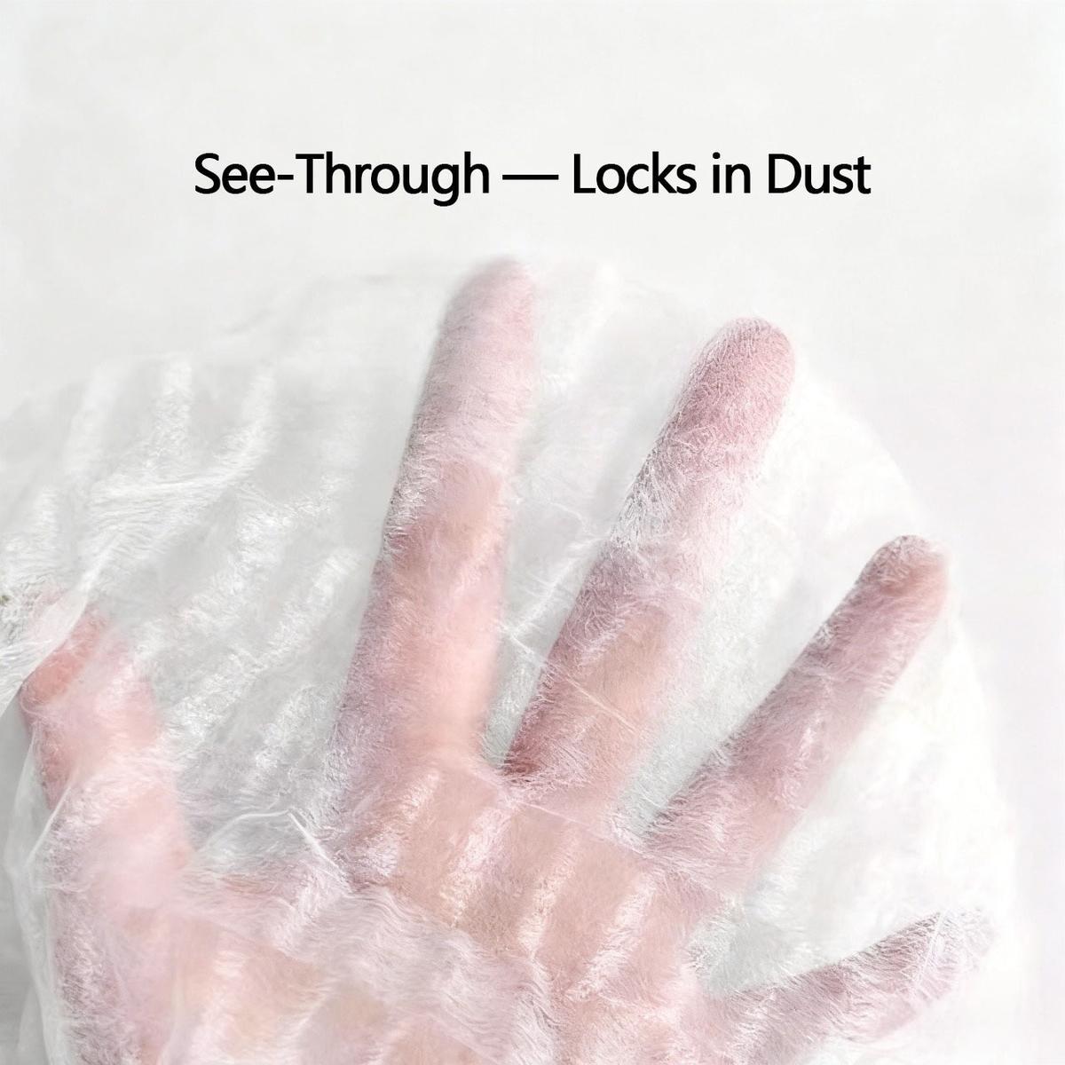 50PCS Disposable Broom Covers - The Ultimate Solution for Mess-Free Cleaning! Effortlessly Trap Hair, Dust, Dirt, and Debris. Simply Cover, Sweep, and Toss for a Quick, Sanitary Cleanup Without the Hassle. Home Cleaning Products