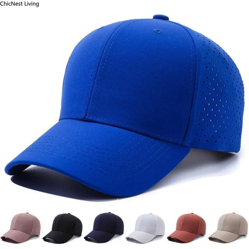 Unisex Adjustable Protective Cap - Waterproof Anti-UV Baseball & Softball Sun Hat with Duckbill Brim, Adjustable Strap, Cool Mesh Top, Lightweight, Quick-Drying, Breathable Beach Hat for Golf, Hiking